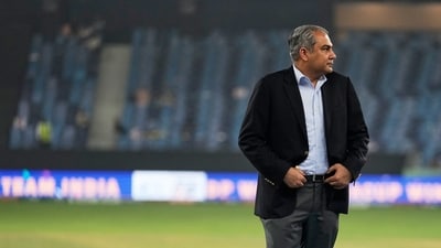 Mohsin Naqvi refused to be sidelined in the Asia Cup 2025 presentation ceremony. (AP) Mohsin Naqvi refused to be sidelined in the Asia Cup 2025 presentation ceremony. (AP)