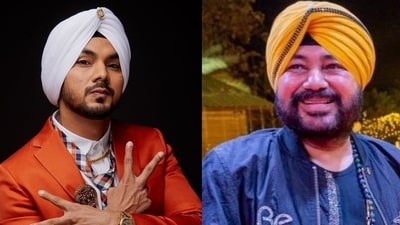 Gurdeep Mehendi enjoys singing father Daler Mehendi's song. Gurdeep Mehendi enjoys singing father Daler Mehendi's song.