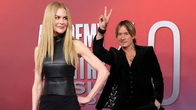 Nicole Kidman and Keith Urban attend the 60th Academy of Country Music (ACM) Awards in Frisco, Texas. (REUTERS)