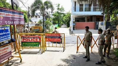 The restrictions also extend to the regular walkers on Casino Drive Road, which leads up to Vijay's residence. (PTI)