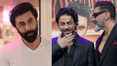 Ranbir Kapoor, Aryan Khan and Bobby Deol Ranbir Kapoor, Aryan Khan and Bobby Deol