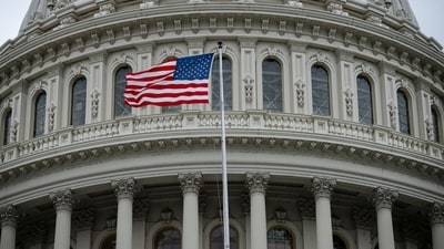 If Congress fails to pass a conciliatory budget by September 30 midnight, the US would be looking at a government shutdown. (Bloomberg) If Congress fails to pass a conciliatory budget by September 30 midnight, the US would be looking at a government shutdown. (Bloomberg)