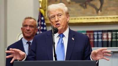 US President Donald Trump has made fresh claims on the Nobel Peace Prize. (REUTERS)