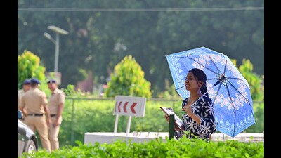 With 252.1 mm rain recorded in the city this September as per the India meteorological department (IMD), this was the wettest September since 2018 when 295.8 mm rain was recorded. While a recent dry spell has hit the city, there are chances of rain later in October. 1 mm rain was recorded in the city at night till 11:30 pm as per the IMD. (Ravi Kumar/HT) With 252.1 mm rain recorded in the city this September as per the India meteorological department (IMD), this was the wettest September since 2018 when 295.8 mm rain was recorded. While a recent dry spell has hit the city, there are chances of rain later in October. 1 mm rain was recorded in the city at night till 11:30 pm as per the IMD. (Ravi Kumar/HT)