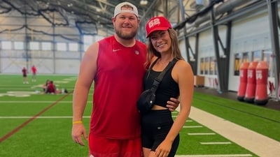 Chiefs offensive lineman Creed Humphrey’s GF, Ana Demmer talks about her life as an NFL WAG. (Instagram/ana_demmer) Chiefs offensive lineman Creed Humphrey’s GF, Ana Demmer talks about her life as an NFL WAG. (Instagram/ana_demmer)