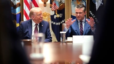The uncertainty comes as the US faces a potential government shutdown this week and as Hegseth has taken several unusual and unexplained actions, including ordering cuts to the number of general officers and firings of other top military leaders. (File Photo)