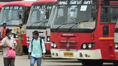 KSRTC noted that the collection of special fares during Dasara has been a long-standing practice. (PTI) KSRTC noted that the collection of special fares during Dasara has been a long-standing practice. (PTI)