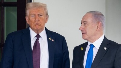 Trump and Netanyahu said they agreed on the plan Monday after talks at the White House. (AFP) Trump and Netanyahu said they agreed on the plan Monday after talks at the White House. (AFP)