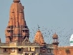 A view of the Krishna Janmasthan Temple Complex and Shahi Eidgah Mosque in Mathura. (File) A view of the Krishna Janmasthan Temple Complex and Shahi Eidgah Mosque in Mathura. (File)
