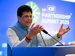  Union Minister for Commerce and Industry Piyush Goyal speaks during an event.