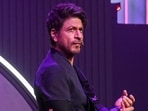 Bollywood actor Shah Rukh Khan hosts a preview of his son Aryan Khan’s directorial debut, Netflix’s series 'The Ba***ds of Bollywood’, in Mumbai on 20 August (AFP) Bollywood actor Shah Rukh Khan hosts a preview of his son Aryan Khan’s directorial debut, Netflix’s series 'The Ba***ds of Bollywood’, in Mumbai on 20 August (AFP)