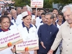 Himachal Pradesh chief minister Sukhvinder Singh Sukhu during an event on Wednesday. (Deepak Sansta/HT) Himachal Pradesh chief minister Sukhvinder Singh Sukhu during an event on Wednesday. (Deepak Sansta/HT)