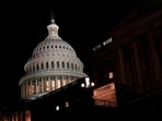 The U.S. Capitol, hours before a partial government shutdown is set to take effect, in Washington, D.C., U.S., September 30, 2025.