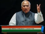 Congress president Mallikarjun Kharge Congress president Mallikarjun Kharge
