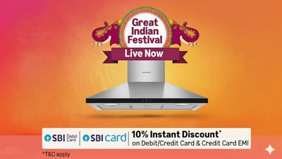 The Amazon Great Indian Festival offers buyers the chance to save up to 65% on Elica chimneys.