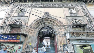 An old mansion in Shahjahanabad. The December event will focus on the walls and gates of Shahjahanabad. Many of them, such as Kabuli Gate, Lahori Gate, and Mori Gate, no longer exist. (HT Archive) An old mansion in Shahjahanabad. The December event will focus on the walls and gates of Shahjahanabad. Many of them, such as Kabuli Gate, Lahori Gate, and Mori Gate, no longer exist. (HT Archive)