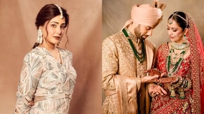 Hina Khan talked about the wedding festivities of Avika Gor and Milind Chandwani. Hina Khan talked about the wedding festivities of Avika Gor and Milind Chandwani.