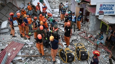 The earthquake was one of the most powerful to strike the Philippines in more than a decade. (AFP) The earthquake was one of the most powerful to strike the Philippines in more than a decade. (AFP)