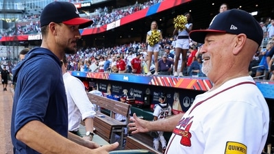 Brian Snitker will step down as the Atlanta Braves manager after 2025, will take on advisory role with team. (AP) Brian Snitker will step down as the Atlanta Braves manager after 2025, will take on advisory role with team. (AP)