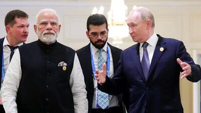 Russian President Vladimir Putin’s visit to India in early December will be his first since the start of the invasion of Ukraine in February 2022. (@PMOIndia X) Russian President Vladimir Putin’s visit to India in early December will be his first since the start of the invasion of Ukraine in February 2022. (@PMOIndia X)