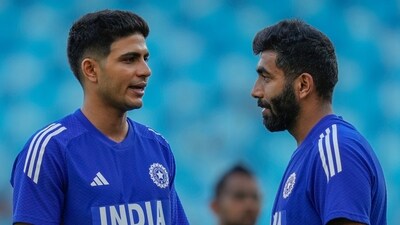 Shubman Gill stated that India have not pre-decided on how many Test would Jasprit Bumrah play against West Indies. (AP) Shubman Gill stated that India have not pre-decided on how many Test would Jasprit Bumrah play against West Indies. (AP)