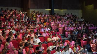 The civic health department distributed slide kits to the volunteers on Wednesday. The programme was chaired by Dr Nina Borade, health chief, PMC. (HT PHOTO) The civic health department distributed slide kits to the volunteers on Wednesday. The programme was chaired by Dr Nina Borade, health chief, PMC. (HT PHOTO)