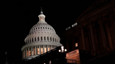 The U.S. Capitol, hours before a partial government shutdown is set to take effect, in Washington, D.C., U.S., September 30, 2025. (REUTERS)