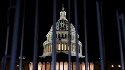 The Senate vote was 55 to 45 on Tuesday evening, while the Republicans need at least 60 votes to ensure the passage of the bill. (REUTERS)