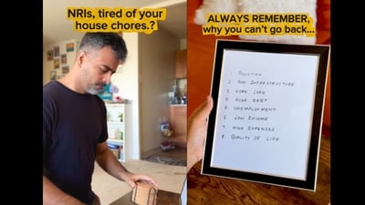 The video has sparked a lively discussion online. (Instagram/@factualanil_in_actual_us) The video has sparked a lively discussion online. (Instagram/@factualanil_in_actual_us)