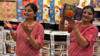 An Indian woman showcased Costco in the USA filled with Diwali treats and festive items. (Instagram/priyanshul2016) An Indian woman showcased Costco in the USA filled with Diwali treats and festive items. (Instagram/priyanshul2016)