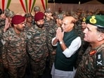 Rajnath Singh also performed the Shastra Pooja of the L-70 Air Defence Gun at the Bhuj Military base