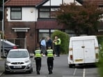 Police officers work on White House Avenue, near to the Heaton Park Hebrew Congregation synagogue in Crumpsall, north Manchester, on October 2, 2025, where arrests were made following an attack at the synagogue. Police officers work on White House Avenue, near to the Heaton Park Hebrew Congregation synagogue in Crumpsall, north Manchester, on October 2, 2025, where arrests were made following an attack at the synagogue.