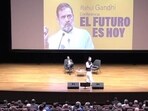 Rahul Gandhi was speaking at EIA University in Colombia (X/INCOverseas) Rahul Gandhi was speaking at EIA University in Colombia (X/INCOverseas)
