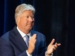 Pastor Robert Morris applauds during a roundtable discussion at Gateway Church Dallas Campus on June 11, 2020.