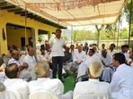 A panchayat in session (HT Photo)