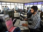 Well-trained and experienced staff shoulder the bulk of the workload, often handling 30-35 aircraft at a time in busy air spaces, instead of the five to 10 that is considered ideal. (HT Archive)