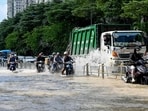 A yellow alert of 7 cm to 11 cm rainfall is forecast in seven other districts in the western region of the state. A yellow alert of 7 cm to 11 cm rainfall is forecast in seven other districts in the western region of the state.