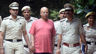 Self-styled 'godman' Chaitanyananda Saraswati was arrested from Agra last Sunday after being on the run for nearly two months. (Arvind Yadav/Hindustan Times) Self-styled 'godman' Chaitanyananda Saraswati was arrested from Agra last Sunday after being on the run for nearly two months. (Arvind Yadav/Hindustan Times)