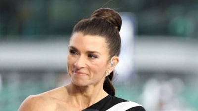 Danica Patrick criticized the selection of Bad Bunny for the Super Bowl halftime show. (AFP) Danica Patrick criticized the selection of Bad Bunny for the Super Bowl halftime show. (AFP)