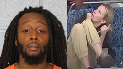 Did DeCarlos' Brown Jr's mugshot and Iryna Zarutska, before he was killed. (X) Did DeCarlos' Brown Jr's mugshot and Iryna Zarutska, before he was killed. (X)