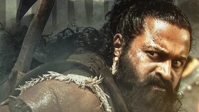 A still from the movie Kantara featuring Rishab Shetty. A still from the movie Kantara featuring Rishab Shetty.