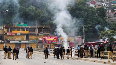 A Pakistani minister said that talks with representatives of the Awami Action Committee were underway in Muzaffarabad. (Reuters)