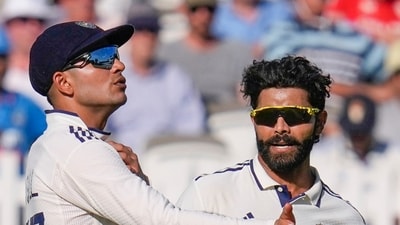 India's Shubman Gill, left, and Ravindra Jadeja during a test cricket match. (PTI) India's Shubman Gill, left, and Ravindra Jadeja during a test cricket match. (PTI)
