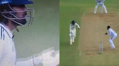 KL Rahul almost got run out after a horror mix-up with Sai Sudharsan. (X Image) KL Rahul almost got run out after a horror mix-up with Sai Sudharsan. (X Image)