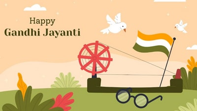 Happy Gandhi Jayanti 2025: On Gandhi Jayanti, we honour Mahatma Gandhi's legacy of truth and non-violence. (Freepik) Happy Gandhi Jayanti 2025: On Gandhi Jayanti, we honour Mahatma Gandhi's legacy of truth and non-violence. (Freepik)