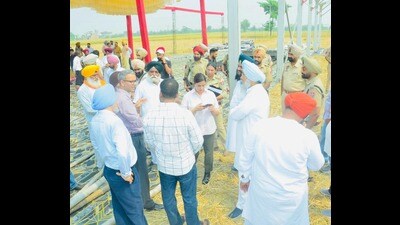 The Friday’s event will be presided over by chief minister Bhagwant Mann near Panjwar village on Chabhal-Khemkaran road.