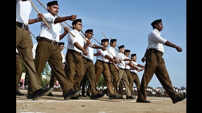 The RSS has always fought for strengthening India. During the 1975 Emergency, the Sangh became the resistance’s backbone. (PTI) The RSS has always fought for strengthening India. During the 1975 Emergency, the Sangh became the resistance’s backbone. (PTI)