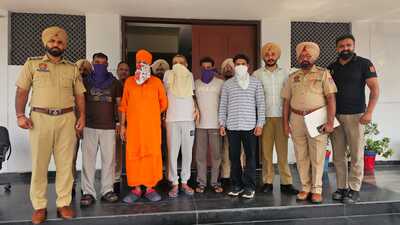 The accused in police custody in Ludhiana on Thursday. (HT Photo) The accused in police custody in Ludhiana on Thursday. (HT Photo)