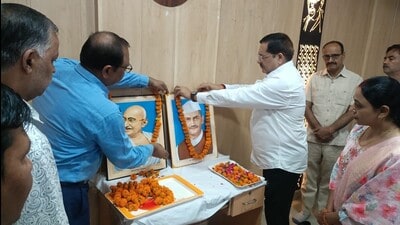 The district administration of Gautam Budh Nagar on Thursday led the commemorations marking the birth anniversaries of Mahatma Gandhi and former Prime Minister Lal Bahadur Shastri. The district administration of Gautam Budh Nagar on Thursday led the commemorations marking the birth anniversaries of Mahatma Gandhi and former Prime Minister Lal Bahadur Shastri.
