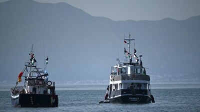 Gaza-Bound Aid Flotilla Intercepted, Boarded by Israeli Navy Gaza-Bound Aid Flotilla Intercepted, Boarded by Israeli Navy